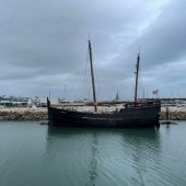 Bushman replika karavely z období portugalských objevných plaveb, Lagos, Portugalsko