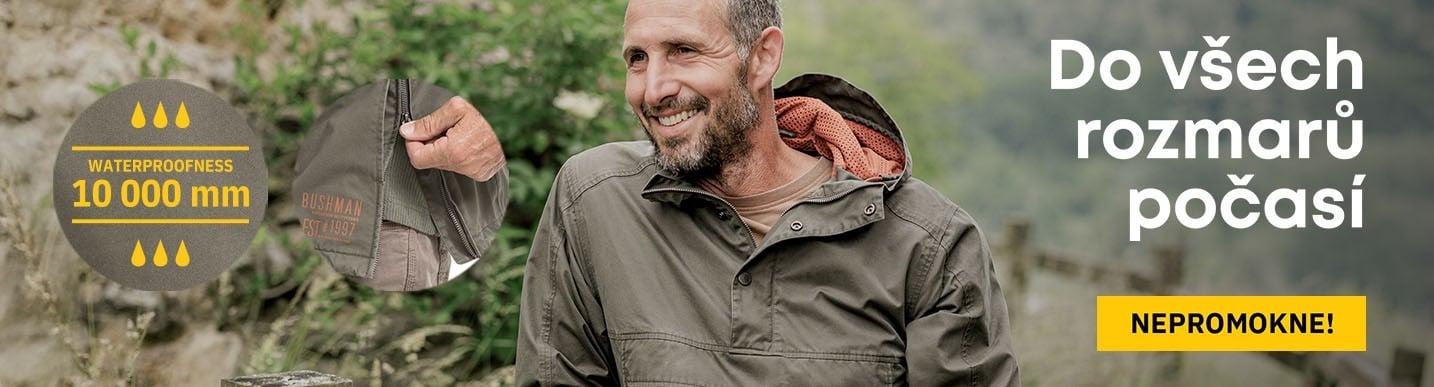 Pánská nepromokavá bunda Ethan, hnědá