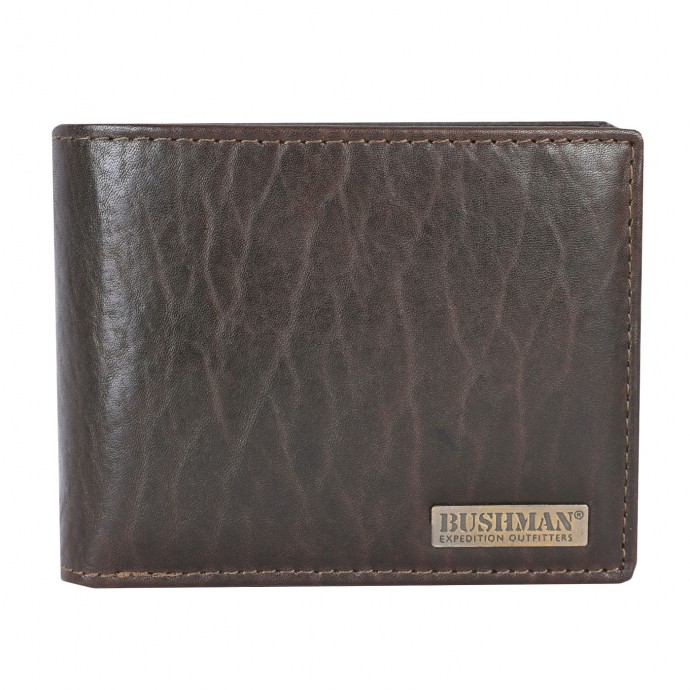 Bushman peněženka Kubis dark brown UNI