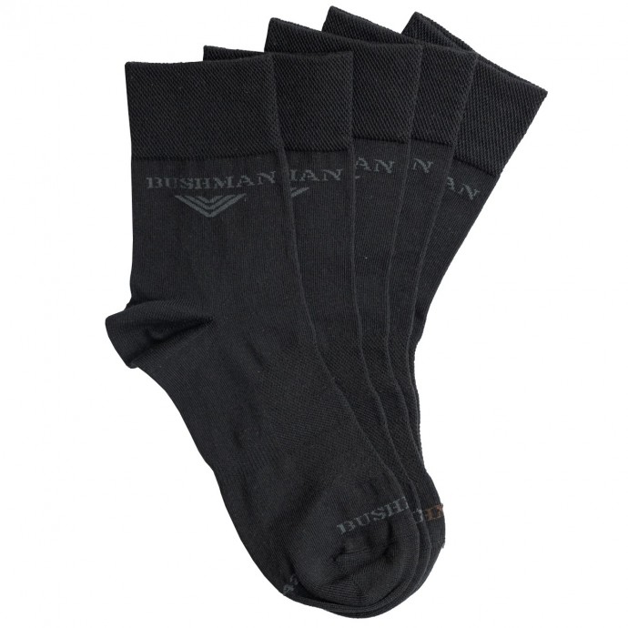 Levně Bushman ponožky Modal Set 2,5 black 36-38