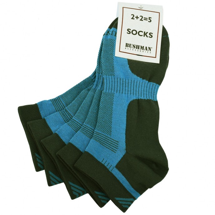 Levně Bushman ponožky Short Set 2,5 blue 36-38