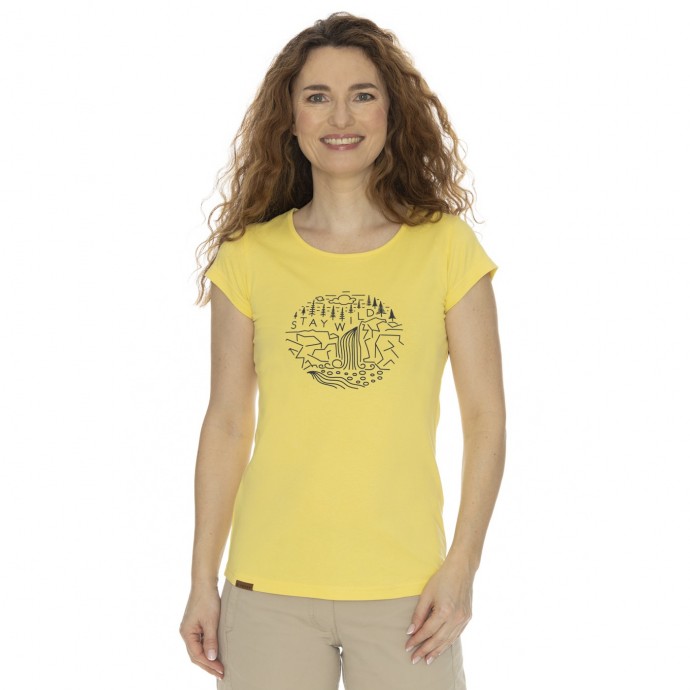 Bushman tričko Lana light yellow M