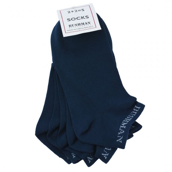 Levně Bushman ponožky Flat Set 2,5 dark blue 39-42