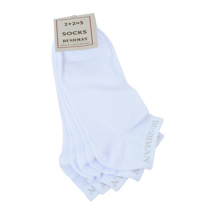 Levně Bushman ponožky Flat Set 2,5 white 39-42