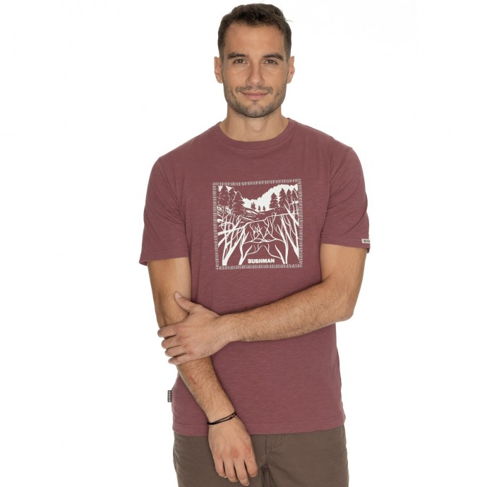 Bushman tričko Lowell burgundy XL