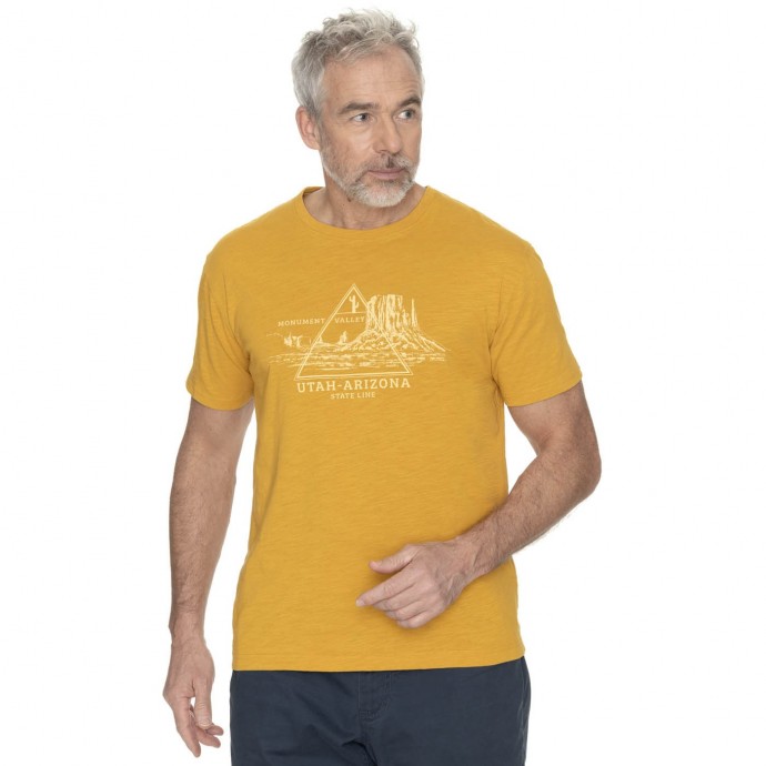 Levně Bushman tričko Deming yellow L