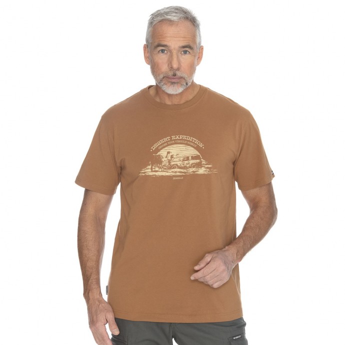 Levně Bushman tričko Clovis brown XL