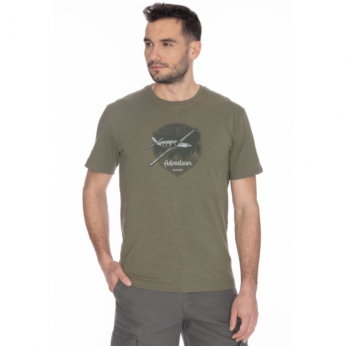 Bushman tričko Grissom light khaki XL