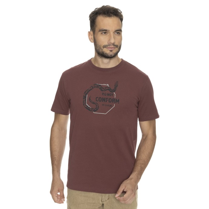 Levně Bushman tričko Darwin burgundy L