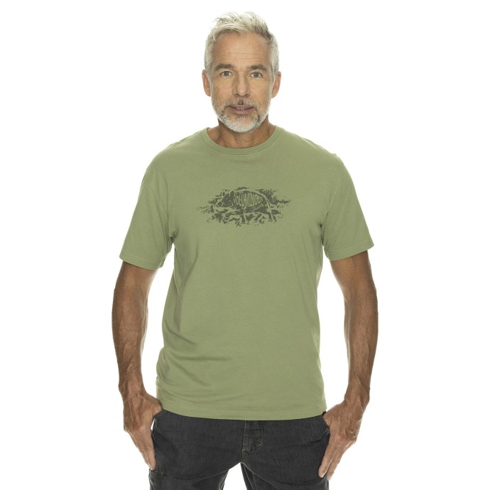Levně Bushman tričko Ord green XXL