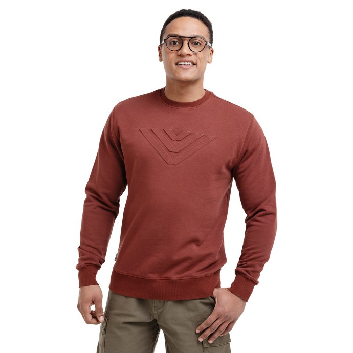 bushman pánská mikina přes hlavu burgundy