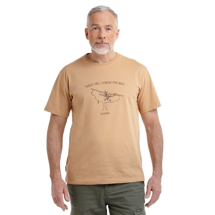 Bushman pánské tričko camel