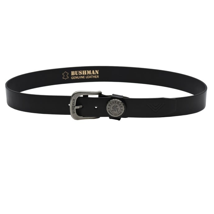 Bushman Kožený opasek Bottle Belt III, černý 100