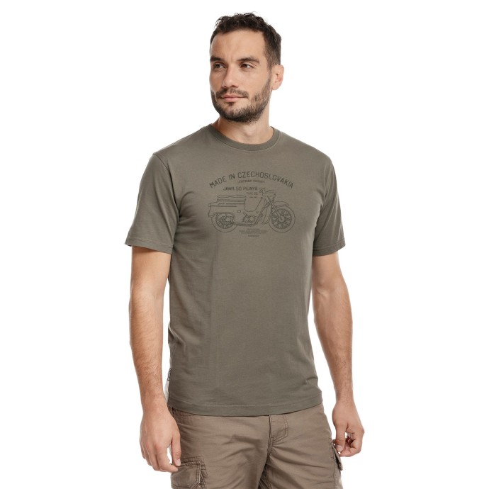 Bushman Pánské tričko Legend Jawa 20, khaki M