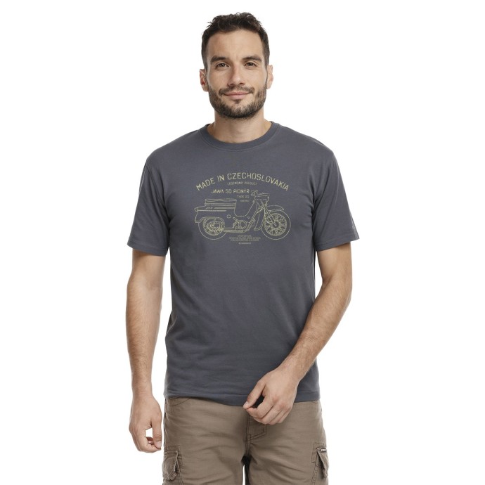 Bushman Pánské tričko Legend Jawa 20, tmavě šedé XXXL