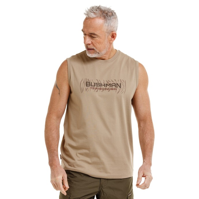 Bushman tričko Kunto dark sandy brown