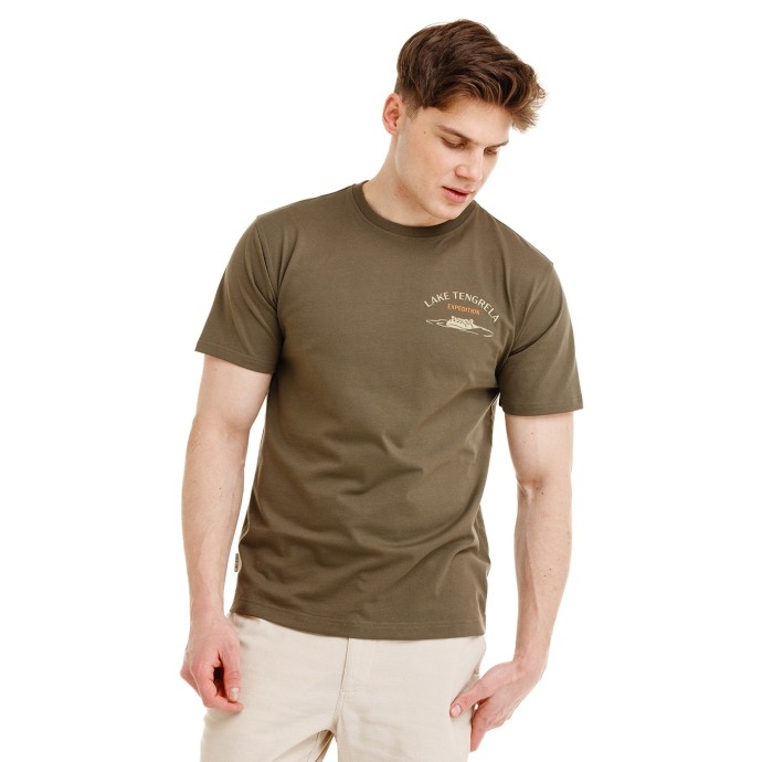 Bushman Pánské tričko Wamukot, khaki