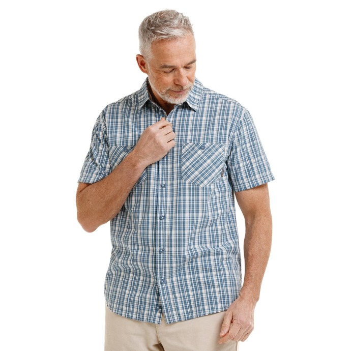 Bushman Pánská košile Sahel, modrá