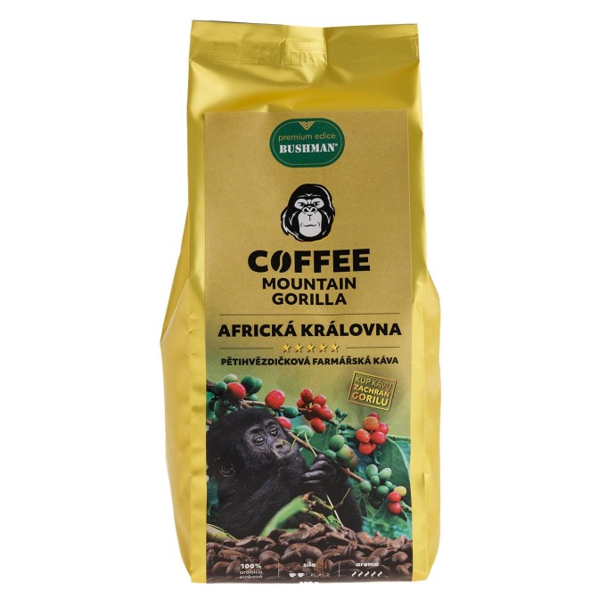 Bushman Káva Africká královna, 100% arabica, 250 g 250