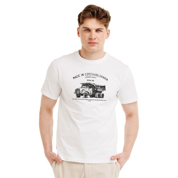 Bushman Pánské tričko Legend Tatra 148, bílé M