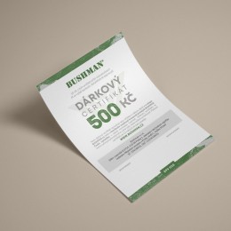 Certifikát BUSHMAN CZ 500 PDF