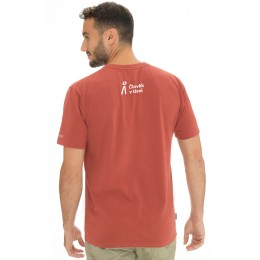 tričko Člověk v tísni 2023 terracotta