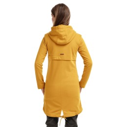 bushman dámská prodloužená mikina žlutá