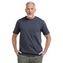 bushman pánské tričko basic tvavě šedé