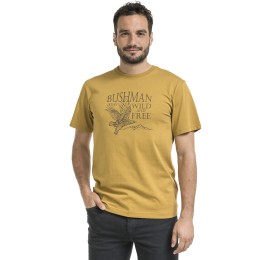 Bushman pánské tričko s kulatým výstřihem žluté