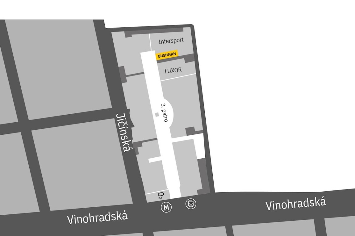 Najdete nás v přízemí Atrium Flora
