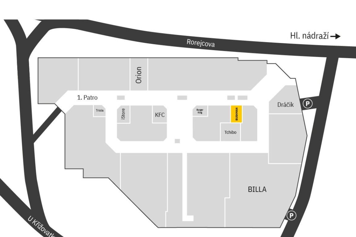 Najdete nás v 1. patře Nákupního centra Futurum Kolín