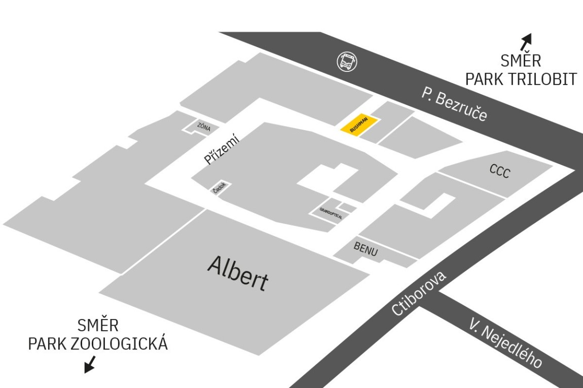 Najdete nás v přízemí Central Kladno