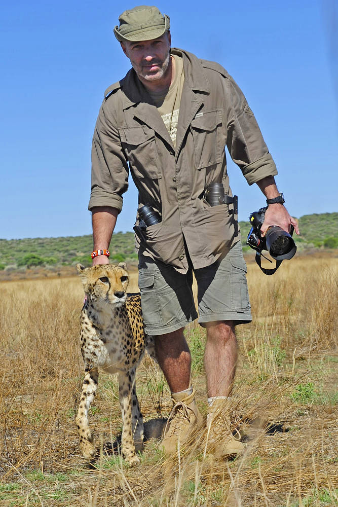 S gepardicí Kikou, Namíbie